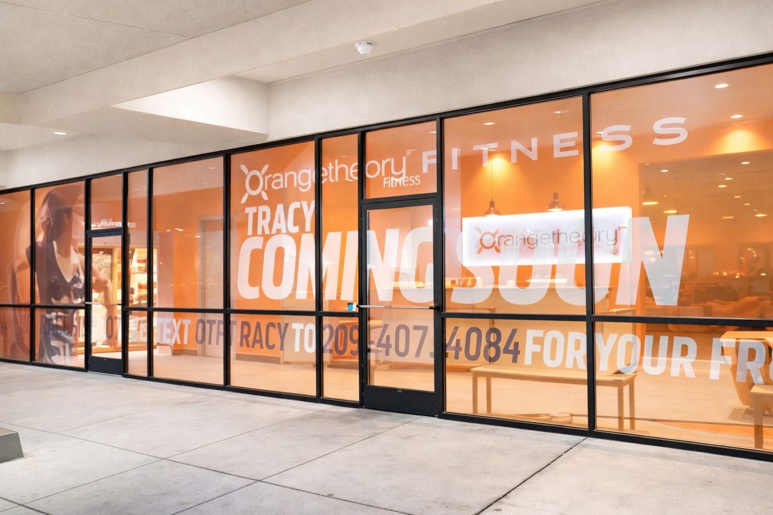 Orangetheory Fitness tenant improvement in Tracy, California — view 3