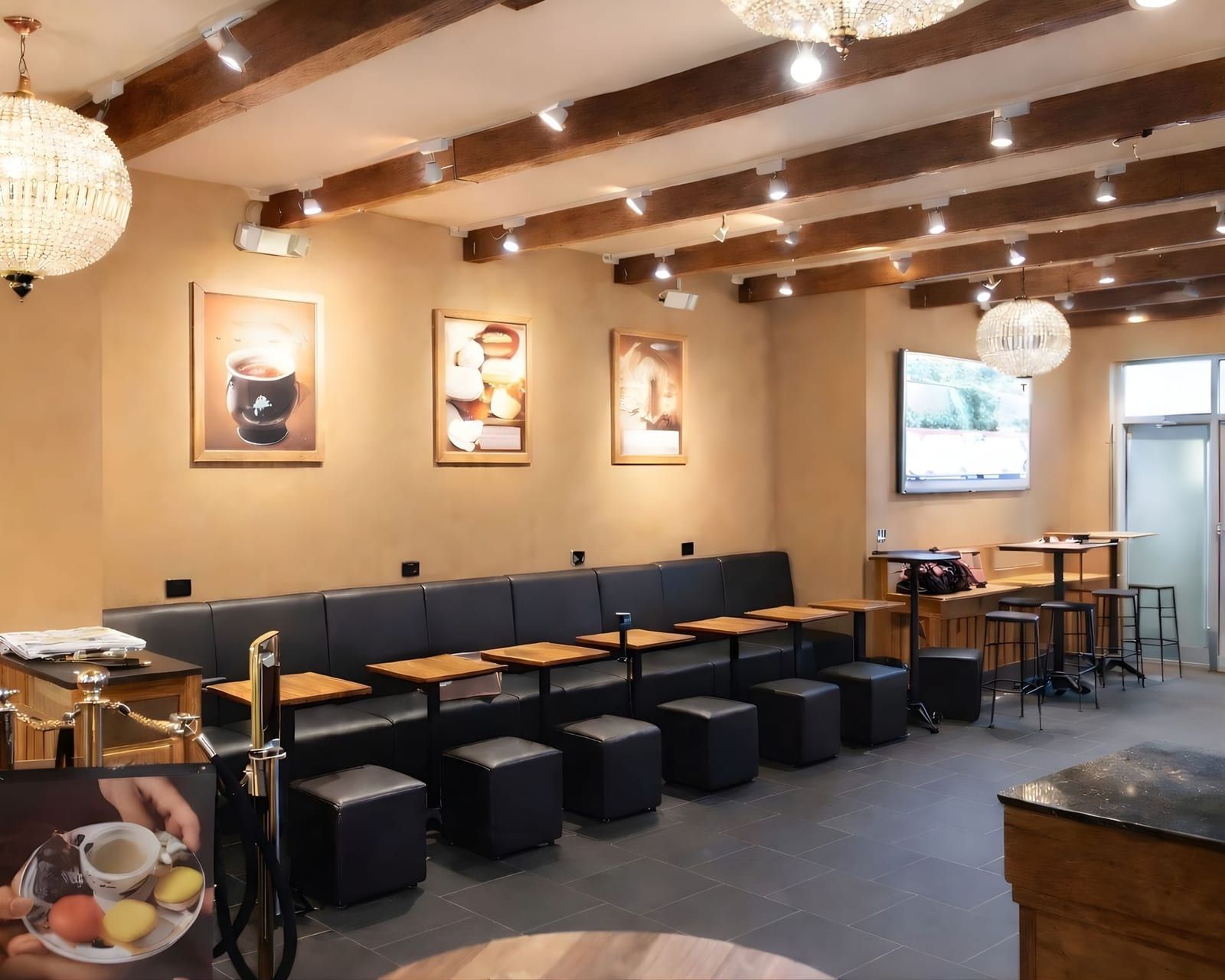 Amerino Gelato retail build-out at the Livermore Outlets, California — view 1