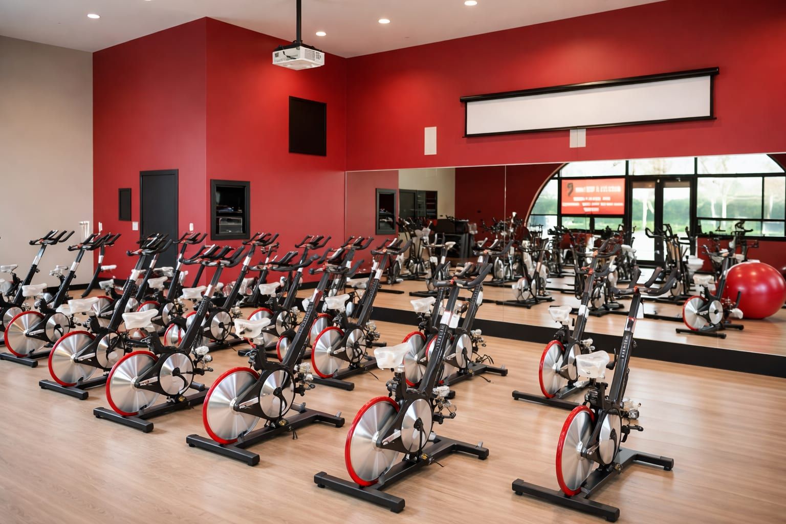 Fitness studio tenant improvement in Mountain House, California — view 1