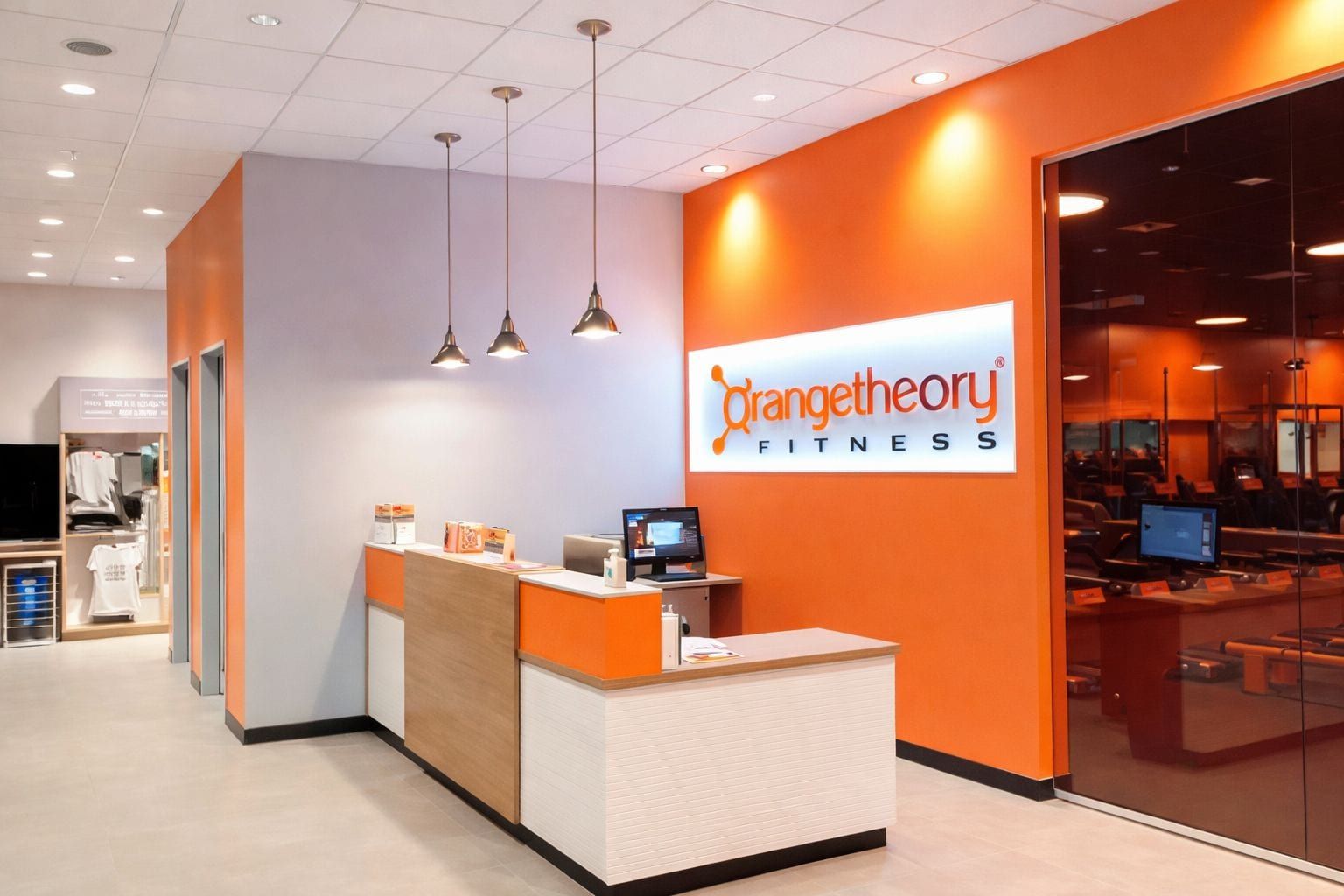 Orangetheory Fitness tenant improvement in Tracy, California — view 2