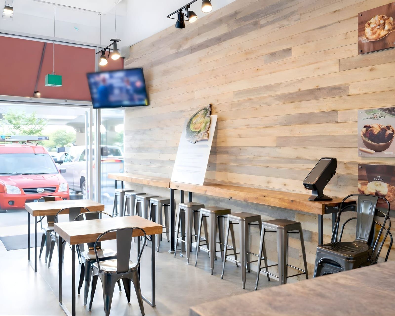 North Shore Poke restaurant build-out in Pleasanton, California — view 1